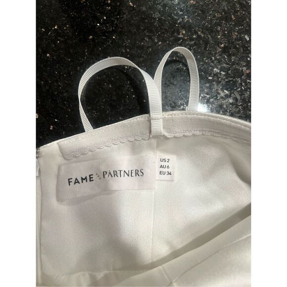 Fame and Partners The Ambrose Maxi Dress in White Bridal Dress size 2 (XS) - Picture 10 of 10